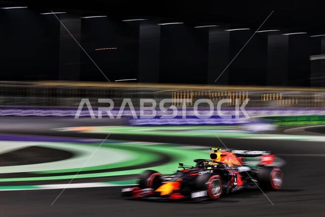 Sergio Perez (MEX) Red Bull Racing RB16B. Saudi Arabian Grand Prix, Saturday 4th December 2021. Jeddah, Saudi Arabia. Credit: James Moy/Alamy Live News