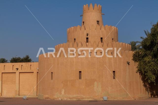 برج مدرج في قصر العين، متحف قصر الشيخ زايد في مدينة العين، الإمارات العربية المتحدة