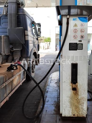 H, SAUDI ARABIA - Sep 15, 2021: A picture of a beautiful patrol pump machine.