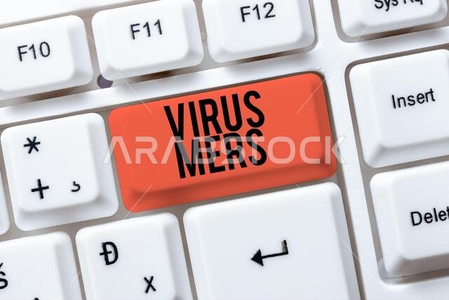 Text showing inspiration Virus Mers. Business approach viral respiratory illness that first reported in Saudi Arabia Abstract Creating Safe Internet