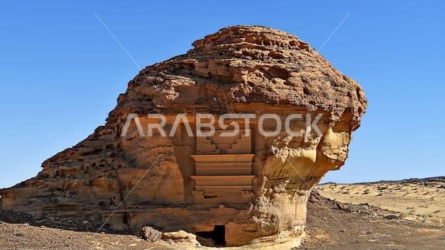 لقطة رائعة لموقع أثري في الحِجر، المملكة العربية السعودية