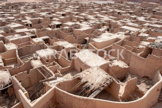 The ancient ruins of AlUla city in the Medina region of Saudi Arabia