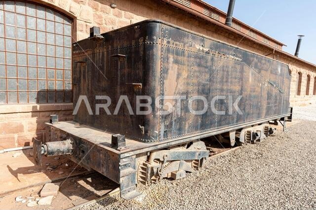 Hejaz railway museum near Medina in Saudi Arabia