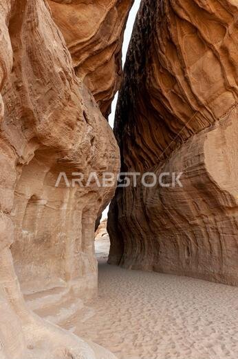 Amazing carved buildings of Hegra (known as Madain Saleh or Al Hijr) similar to those at Petra found near AlUla in Saudi Arabia