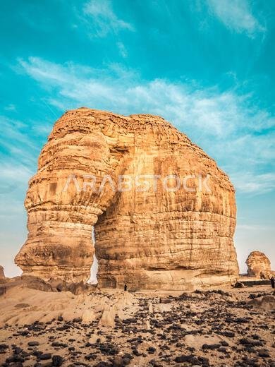 Sky View-  Elephant Rock HEGRA (Al ULA) Saudi Arabia