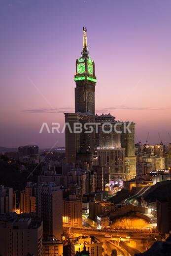 Zam zam Tower or Clock Tower - Abraj Al Bait - Masjid Al Haram - 17 Sep 2021 , Mecca , Saudi Arabia