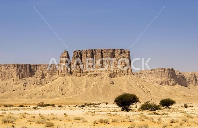 Sandstone formations of Jabal Tuwaiq near Riyadh, Saudi Arabia