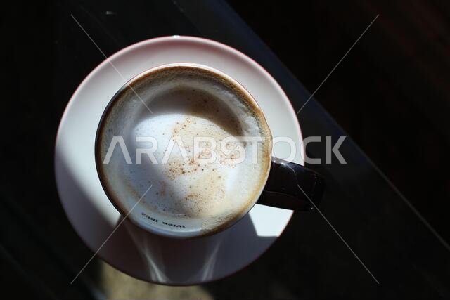 Overhead image of Cappuccino.