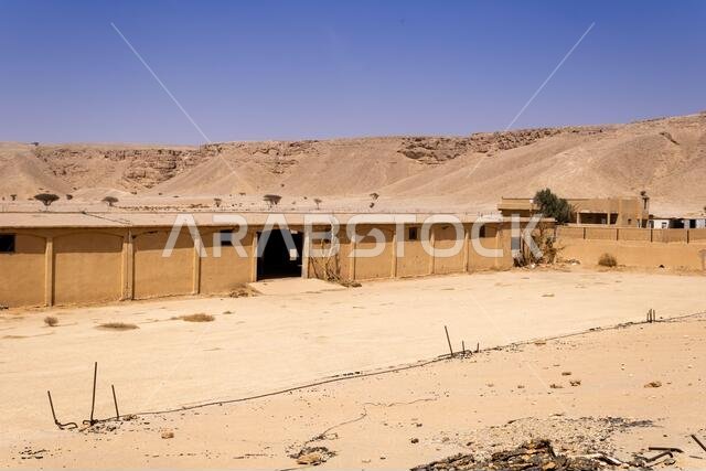 Abandoned barracks in the desert, Saudi Arabia Abandoned barracks in the desert, Saudi Arabia