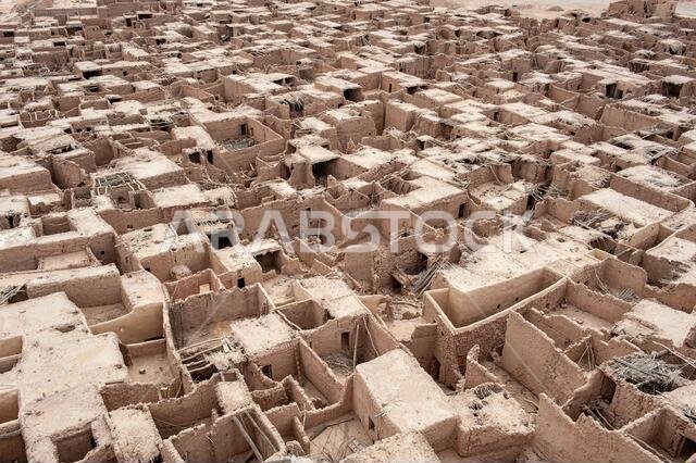 The ancient ruins of AlUla city in the Medina region of Saudi Arabia