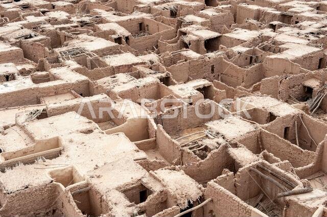 The ancient ruins of AlUla city in the Medina region of Saudi Arabia