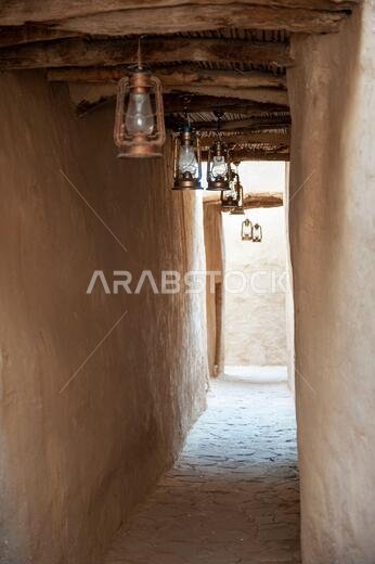 The ancient ruins of AlUla city in the Medina region of Saudi Arabia