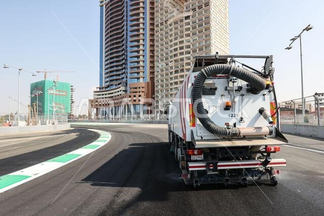 جدة، المملكة العربية السعودية. 2 ديسمبر 2021. أجواء حلبة السباق. 2 ديسمبر 2021. بطولة العالم للفورمولا 1، الجولة 21، جائزة السعودية الكبرى، جدة، المملكة العربية السعودية، يوم التحضير. حقوق الصورة: XPB/Press Association Images. المصدر: XPB Images Ltd/Alamy Live News