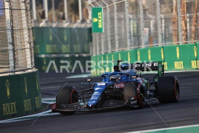 Fernando Alonso (ESP) Alpine F1 Team A521. 03.12.2021 Formula 1 World Championship, Rd 21, Saudi Arabian Grand Prix, Jeddah, Saudi Arabia, Practice Day. Photo credit should read: XPB/Press Association Images. Fernando Alonso (ESP) Alpine F1 Team A521. 03.12.2021 Formula 1 World Championship, Rd 21, Saudi Arabian Grand Prix, Jeddah, Saudi Arabia, Practice Day. Photo credit should read: XPB/Press Association Images.