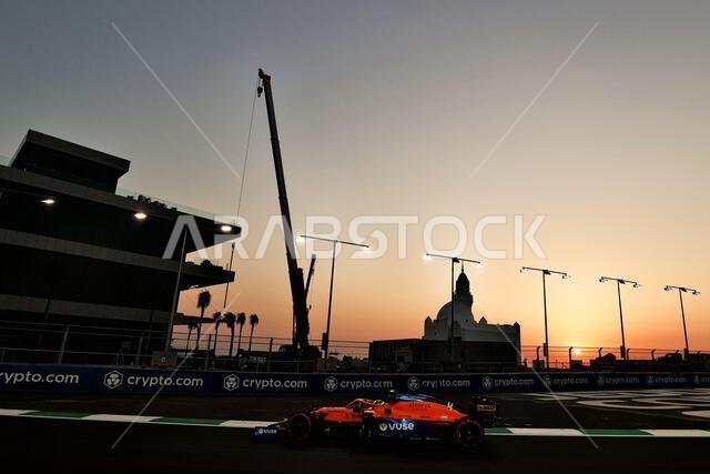 Jeddah, Saudi Arabia. 03rd Dec, 2021. Lando Norris (GBR) McLaren MCL35M. Saudi Arabian Grand Prix, Friday 3rd December 2021. Jeddah, Saudi Arabia. Credit: James Moy/Alamy Live News