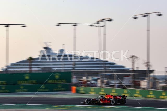 Sergio Perez (MEX) Red Bull Racing RB16B. 03.12.2021 Formula 1 World Championship, Rd 21, Saudi Arabian Grand Prix, Jeddah, Saudi Arabia, Practice Day.  Photo credit should read: XPB/Press Association Images.