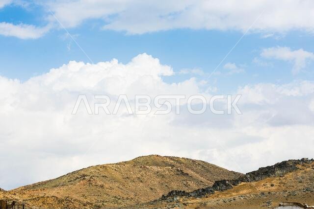 المناظر الطبيعية الصحراوية في المملكة العربية السعودية