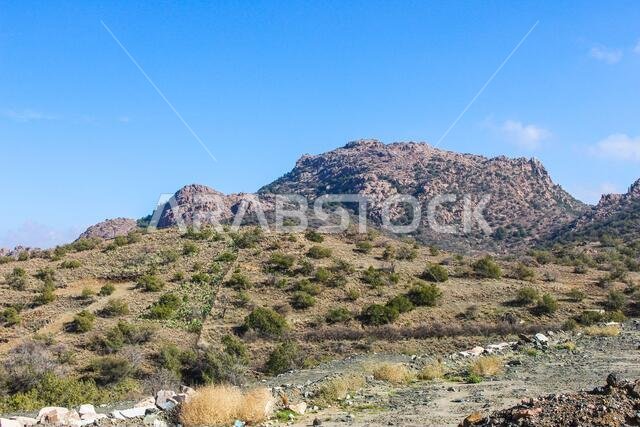 Al Hada Mountains landscapes near Taif, Western Saudi Arabia