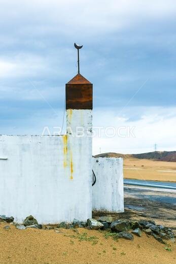 masjid minarets against sky background
