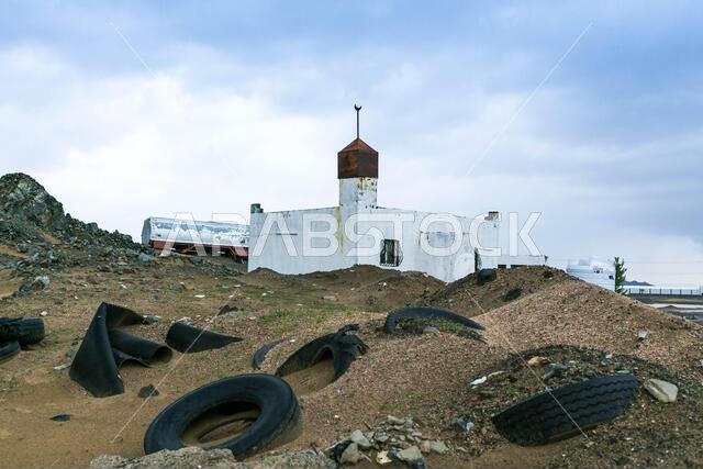 مآذن المساجد على خلفية السماء