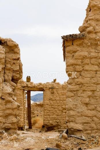 Old House in Yanbu Al Nakhl Historical Place, Saudi Arabia