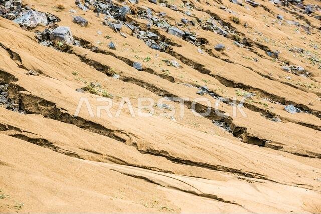 المناظر الطبيعية الصحراوية في المملكة العربية السعودية