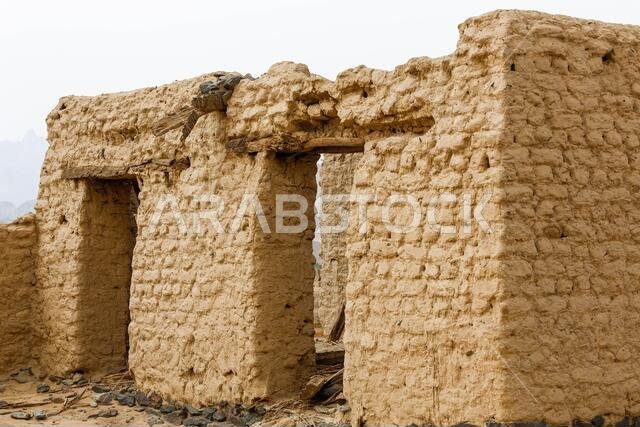 Old House in Yanbu Al Nakhl Historical Place, Saudi Arabia