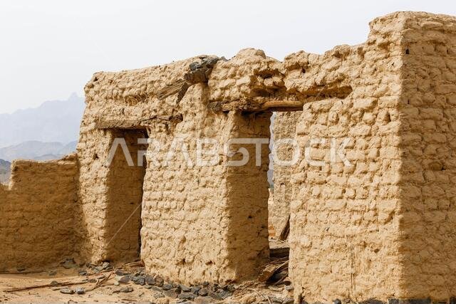 Old House in Yanbu Al Nakhl Historical Place, Saudi Arabia