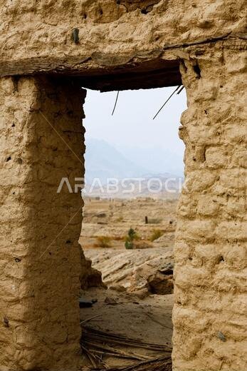 Old House in Yanbu Al Nakhl Historical Place, Saudi Arabia