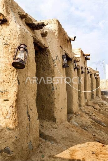 Old House in Yanbu Al Nakhl Historical Place, Saudi Arabia