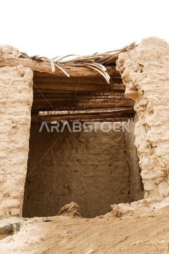 Old House in Yanbu Al Nakhl Historical Place, Saudi Arabia