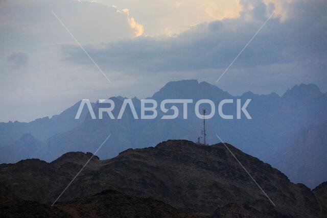 Al Hada Mountains landscapes near Taif, Western Saudi Arabia
