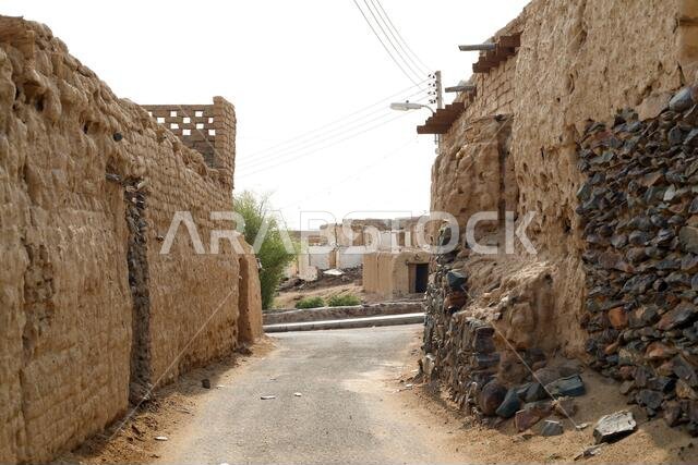 Old House in Yanbu Al Nakhl Historical Place, Saudi Arabia