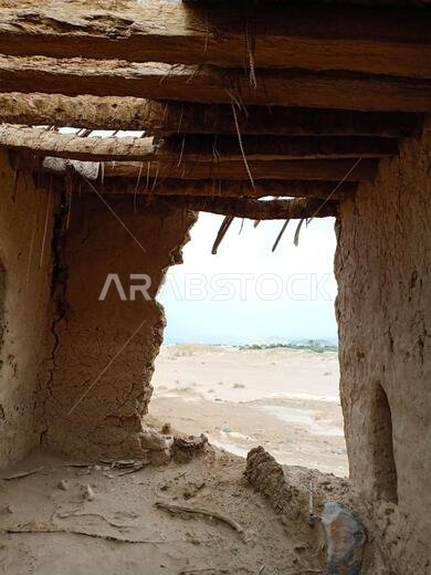 Old House in Yanbu Al Nakhl Historical Place, Saudi Arabia