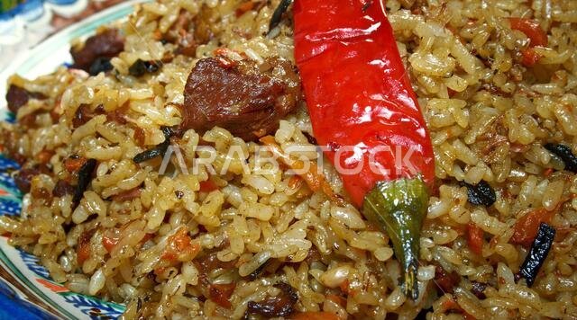 Mathlotha - Traditional Rice Dish From Saudi Arabia ,variation of kabsa,