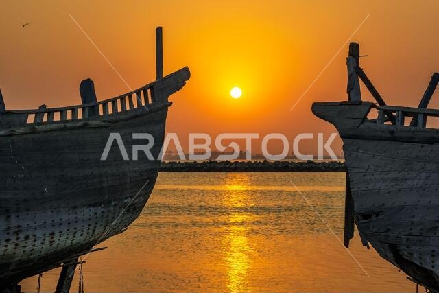 Beautiful Sunrise at Dammam Corniche-Saudi Arabia