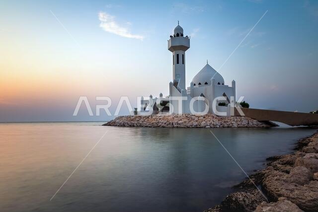 Beautiful Al Khobar Corniche Mosque  Saudi Arabia