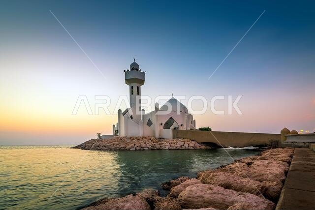 Beautiful Al Khobar Corniche Mosque  Saudi Arabia