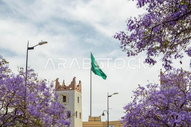 Abha, Saudi Arabia – April 1st 2021: Art Street