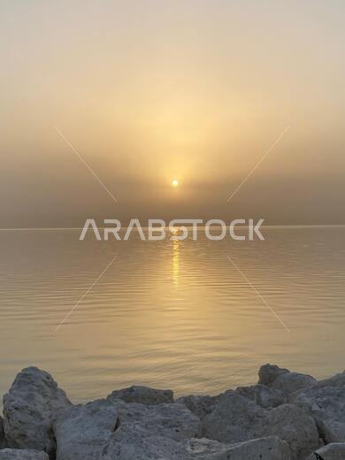 Sunrise picture taken in Saudi Arabia Alkhobar