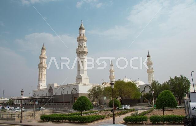 The Quba Mosque in Medina. It is the first mosque in Islam. Masjid Kuba