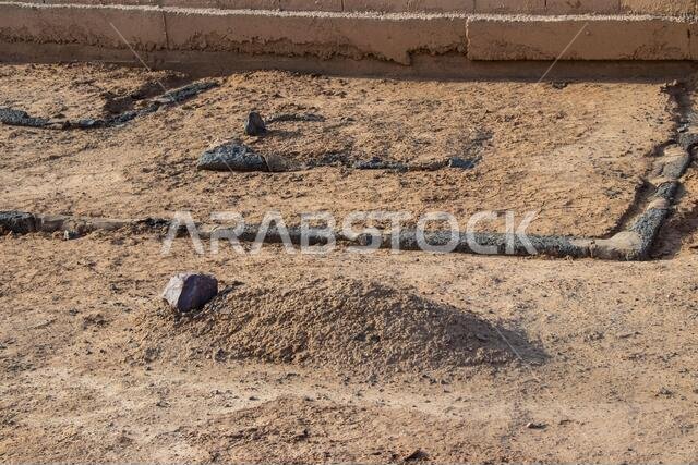 Makam Imam Nafi and Imam Malik. Ancient graves in Jannat Al Baqi Cemetery. Medina Saudi Arabia