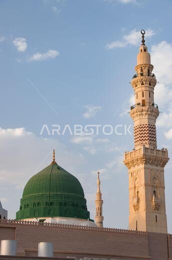 Al-Masjid An-Nabawi. The famous mosque in Medina, Saudi Arabia Al-Masjid An-Nabawi. The famous mosque in Medina, Saudi Arabia