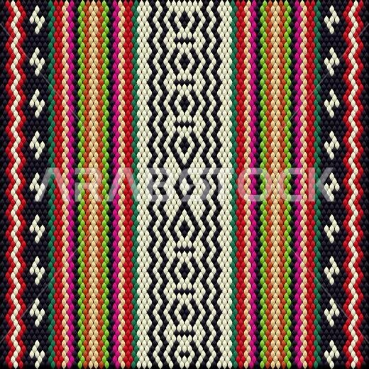 A traditional ornament of the peoples and countries of Asia, in which saturated colors attract luck and wealth. Women's woven carpets with ornament em