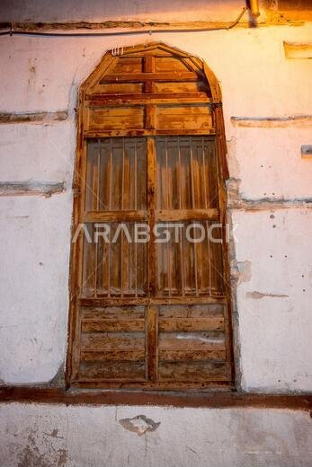 Old Arabian wooden house on the historical city in Al-balad, Jeddah