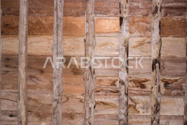 Old Arabian wooden house on the historical city in Al-balad, Jeddah