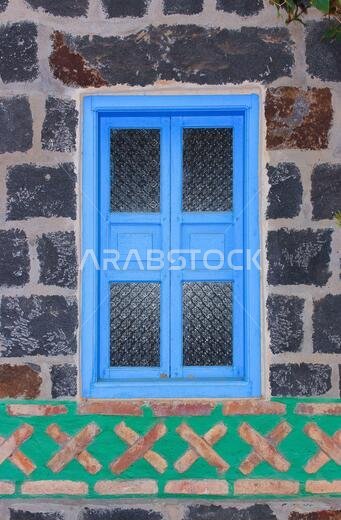Old Arabian wooden house on the historical city in Al-balad, Jeddah