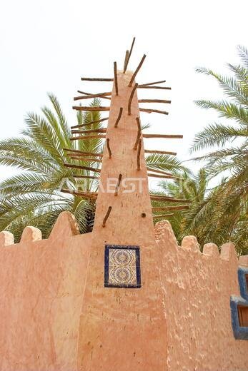 Old Arabian wooden house on the historical city in Al-balad, Jeddah