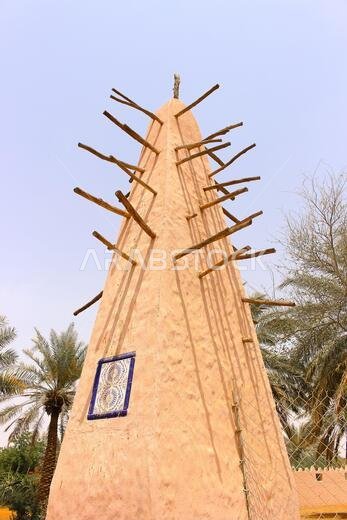 Old Arabian wooden house on the historical city in Al-balad, Jeddah