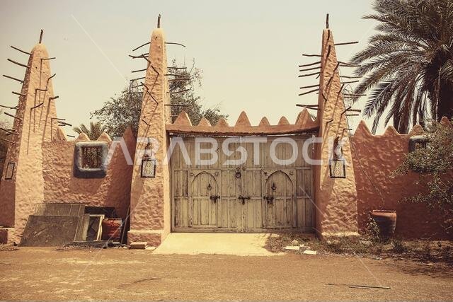 منزل خشبي عربي قديم في المدينة التاريخية في البلد، جدة
